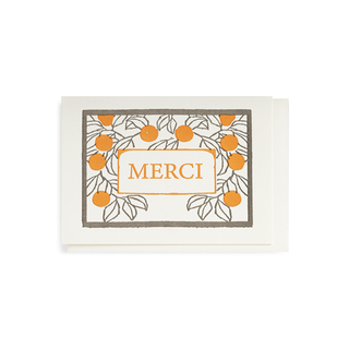 Merci Oranges Card