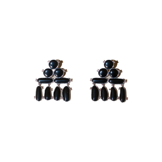 Ophelia Earrings | Onyx