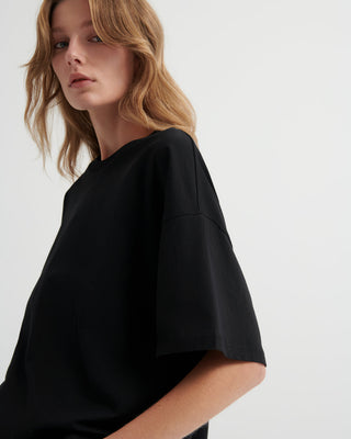 Oversized Boxy Tee | Black