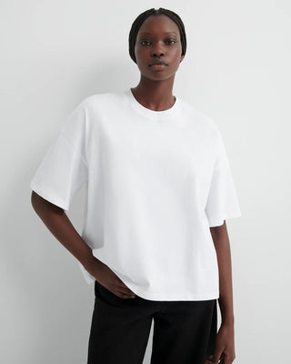 Oversized Boxy Tee | White