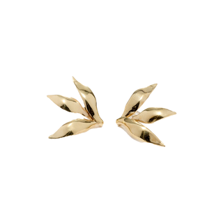 Suwa Earrings | Bronze