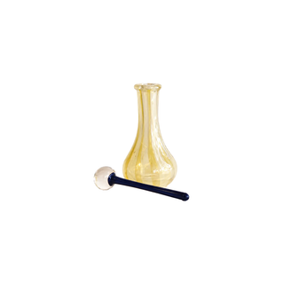 Tall Glass Perfume Bottle | Yellow