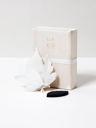 HA KO Paper Incense Set - Wooden Box with Incense Mat