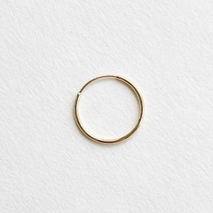 14k Gold Infinito Hoops