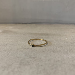 Thin Stone Ring