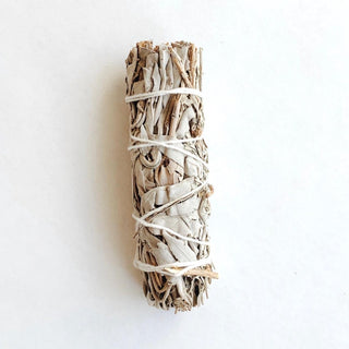 White & Blue Sage Smudge